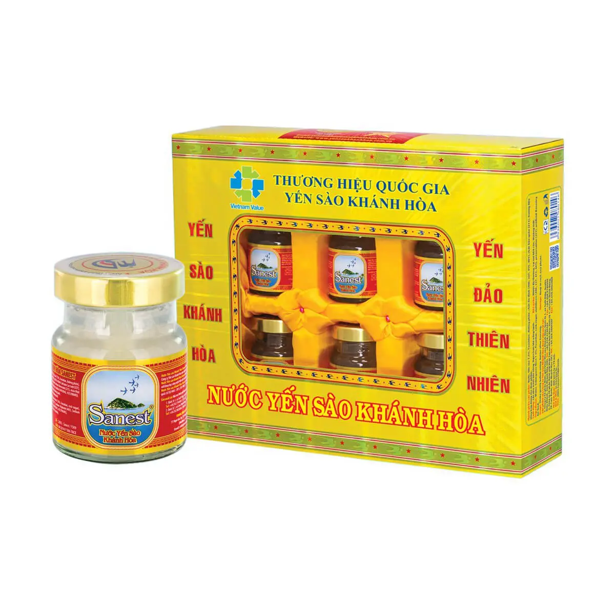 Nước Yến sào Sanest lọ 70ml, Hộp 6 lọ